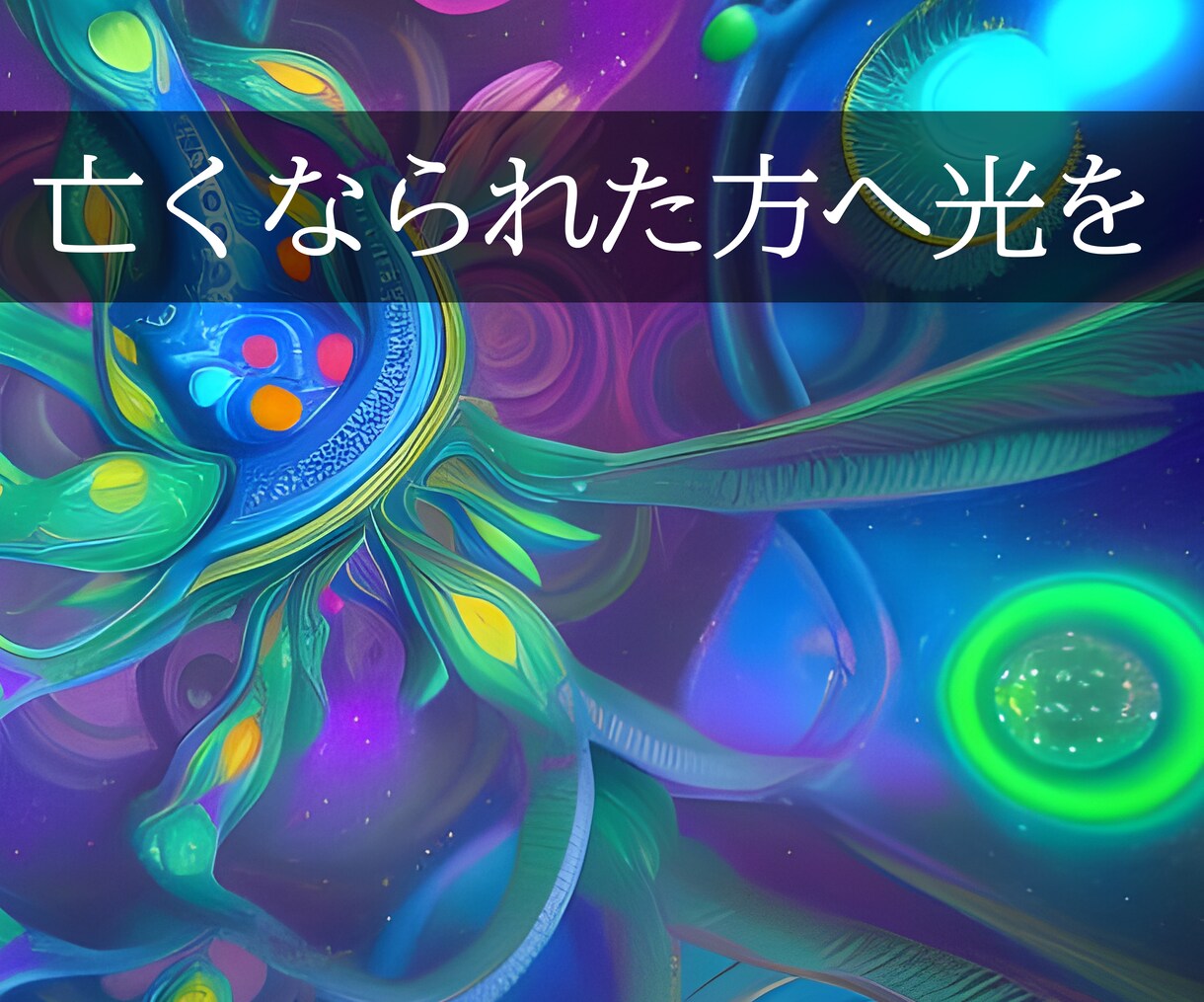 霊視 ॐ ▲亡くなった方へメッセージを送ります ∞ チャネリング ∞ 霊気 ◎ 故人へのレイキ イメージ1