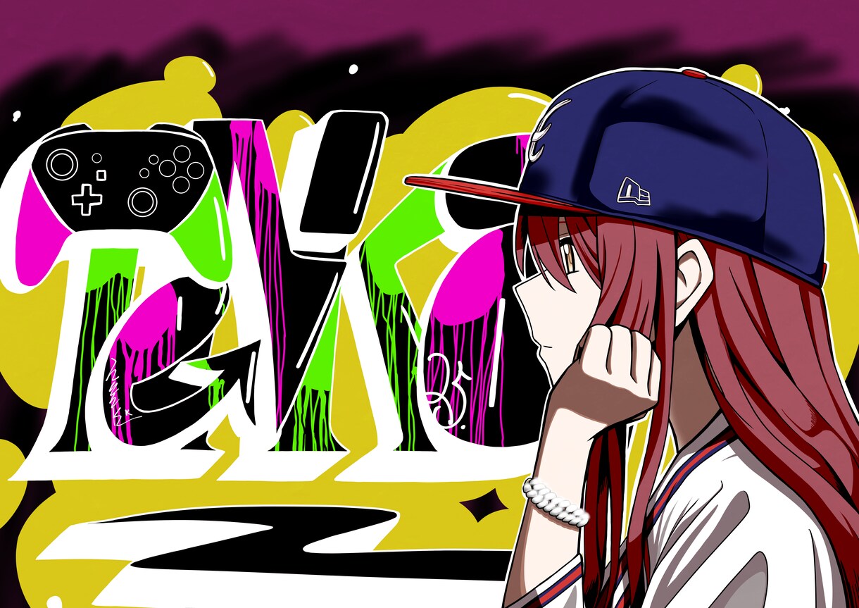 印象に残るカッコ可愛いイラスト制作します 色鮮やかな目を惹くイラストを制作いたします イメージ10