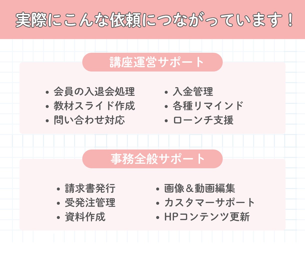 オンライン秘書に何を頼めるか相談に乗ります オンライン秘書を導入したい方の不安や疑問を解決します！ イメージ9