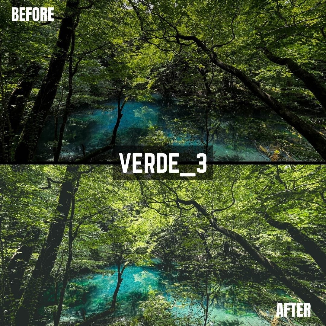 VERDE｜Lightroomプリセット販売します スマホで撮影した写真、ワンタッチで大変身！ イメージ10
