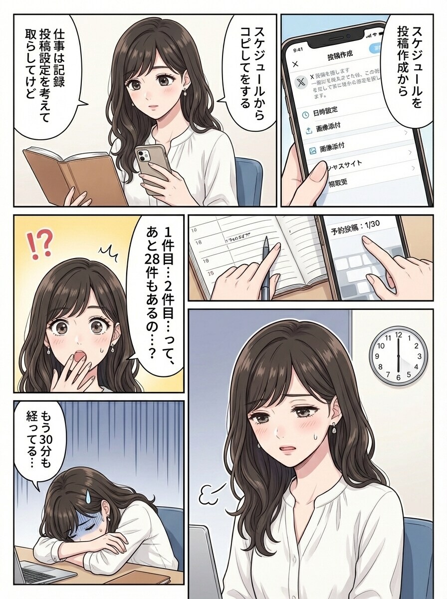 API不要！X一括予約投稿ツールを提供します APIなし・月額なし。予約だけして、あとは寝ろ。 イメージ3