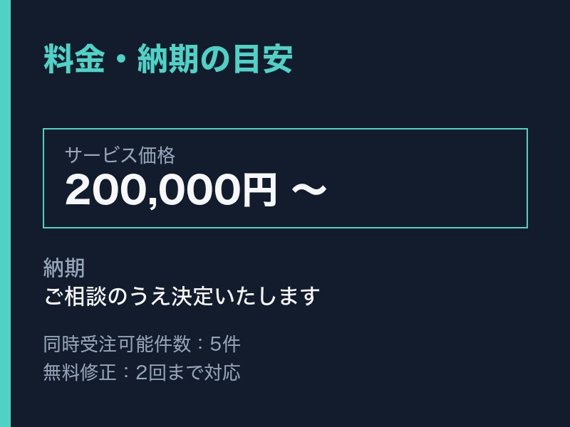 Next.js×SupabaseでHPを制作します 中小企業・店舗向けの高品質なコーポレートサイトを制作 イメージ5