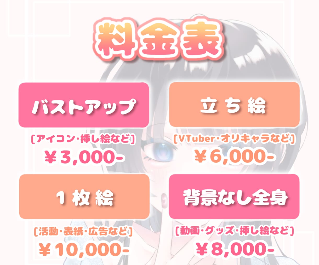 商用OK！可愛いイラスト制作します 配信活動･グッズ用等に！幅広く対応いたします⟡.· イメージ2