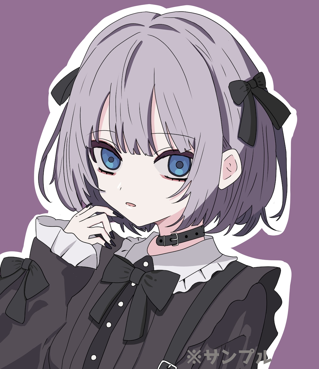 SNS,動画配信等で使えるイラスト作成します 地雷系、サブカル系、ポップ系など色々な要望にお応えします! イメージ2
