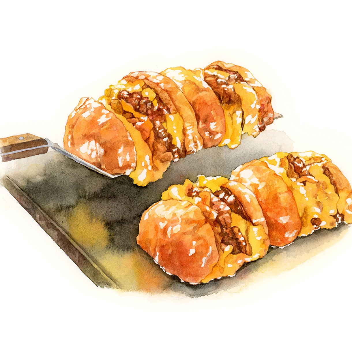 商用◎水彩で食欲をそそる食べ物のイラストを描きます 広告・挿絵・メニューに。ラフ修正無制限、ヒアリングが得意です イメージ6