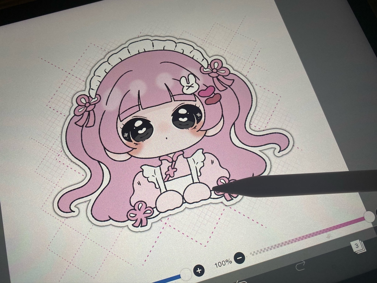 SNS用のアイコンを描きます ゆるゆるミニキャラ作成致します イメージ2