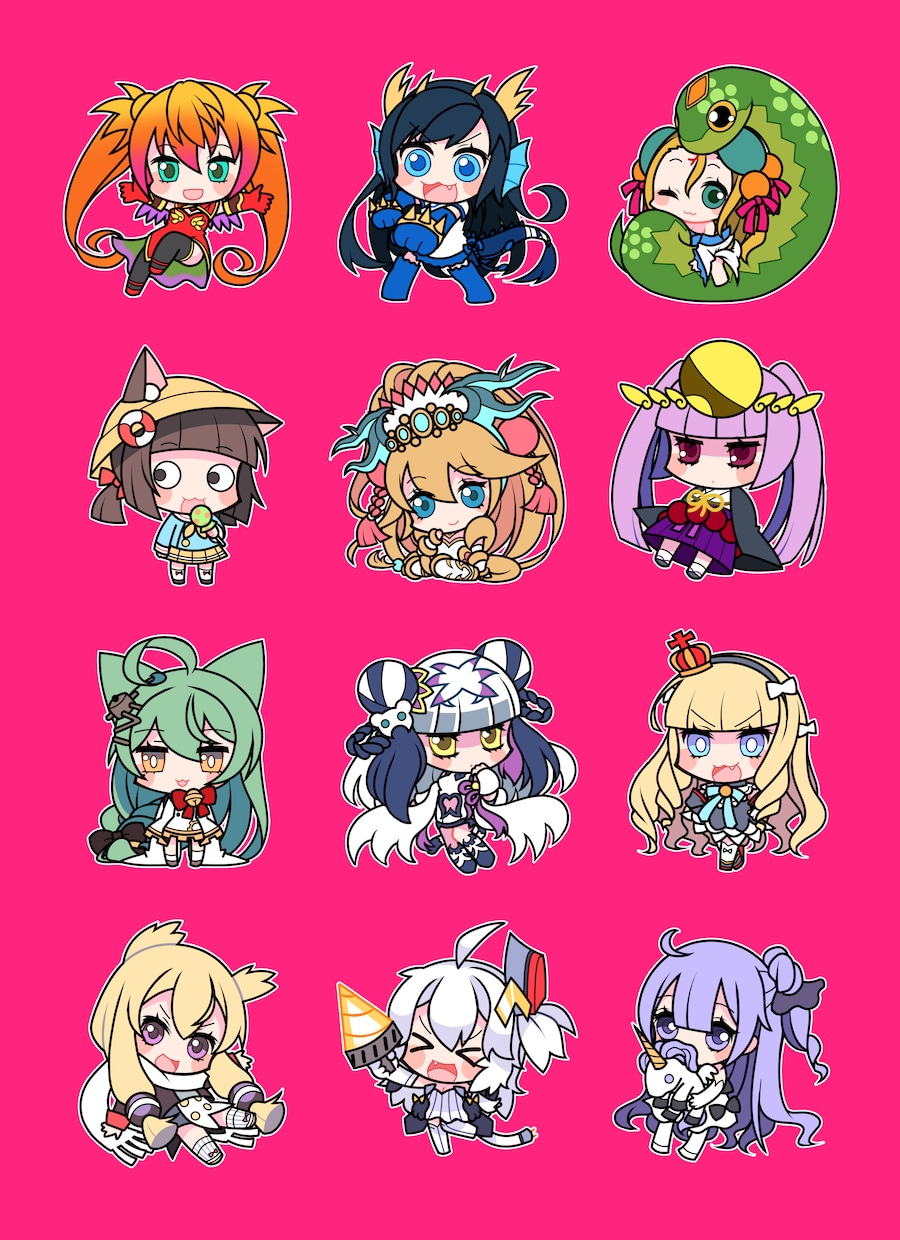 あなたのミニキャラ制作します 配信やグッズ等で使用できる！かわいいミニキャラ制作します！ イメージ10