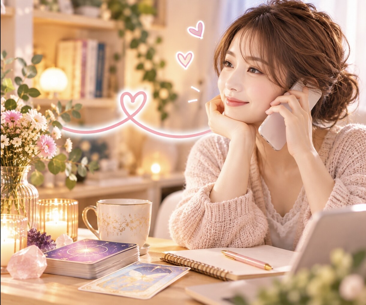 不安な夜に彼の気持ちを優しく読み解きまます 彼から連絡が来なくて眠れない夜に気持ちを話してみませんか？ イメージ3