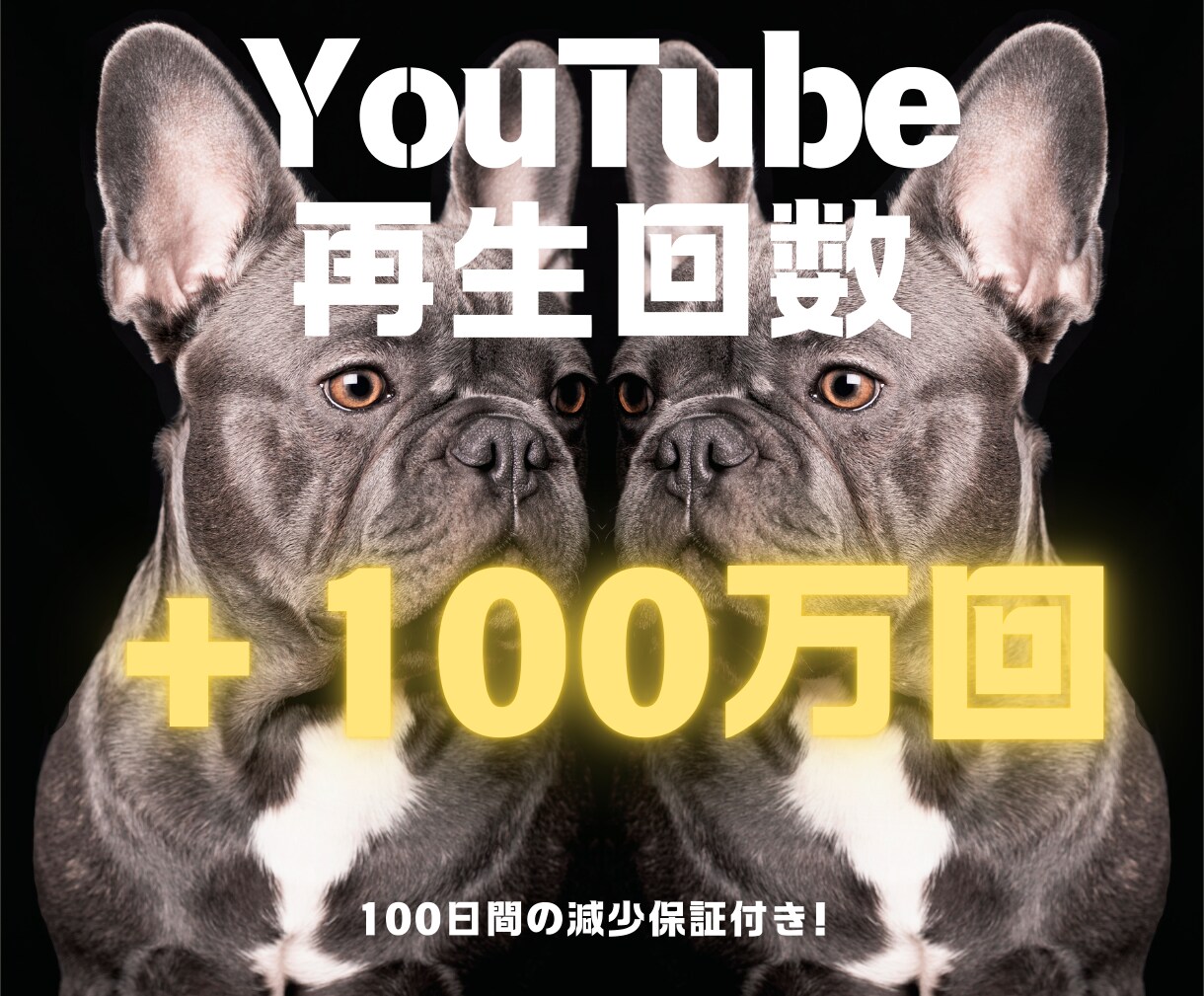 YouTube再生回数100万回増加まで宣伝します 数量限定価格✨100日間の保証付き✨他を凌駕する再生回数 イメージ1