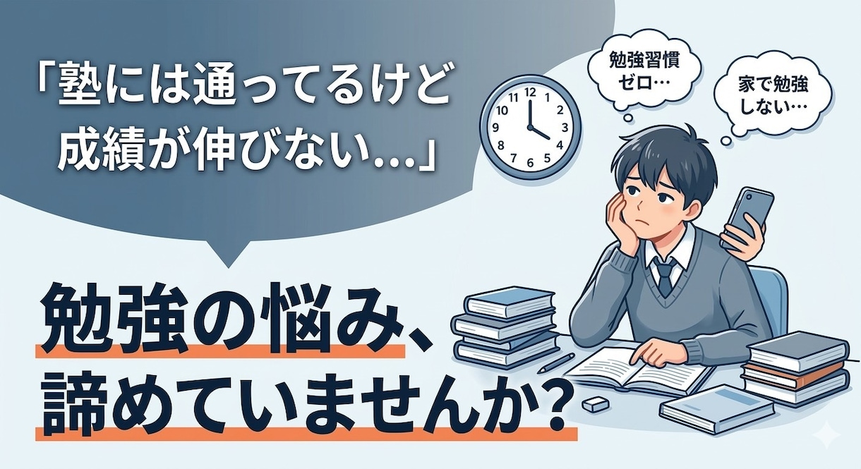 1か月間学習計画を作成し、徹底管理します 『勉強習慣が0』『塾に行ってるけど家ではやらない』高校生対象 イメージ2