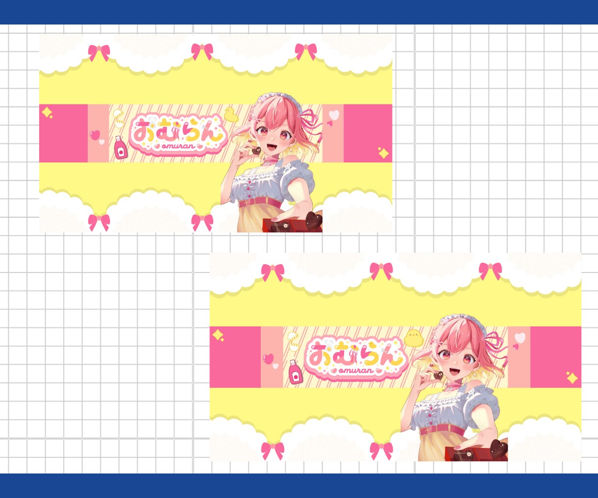 商用利用可！ヘッダー・チャンネルアート作成致します 低価格で販売中！活動者様・VTuber様・配信者様へ！ イメージ4