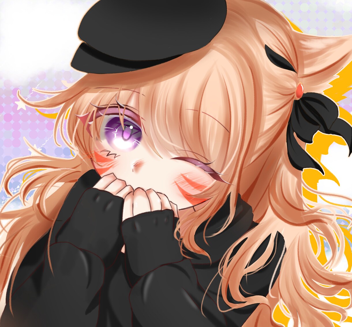 キラキラの目のアイコン・OC1枚絵描きます 可愛い女の子が得意です！あなたのためのアイコン描きます！ イメージ2