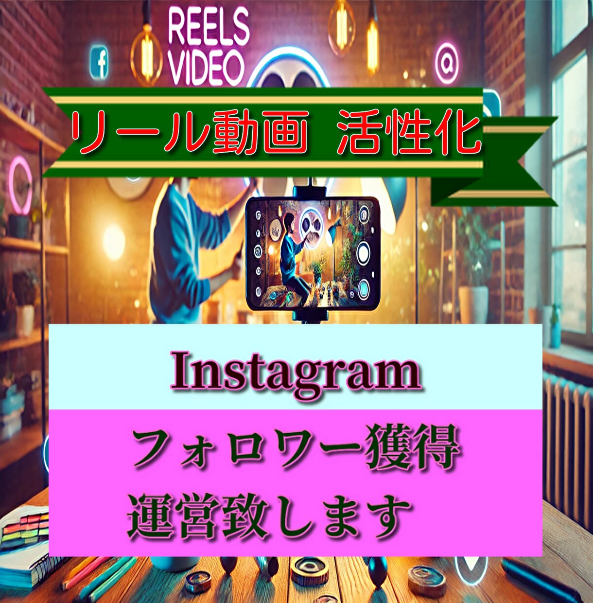 リール動画を活性化！＆フォロワー獲得いたします リール動画伸ばしたい / その他コンテンツサポート イメージ1