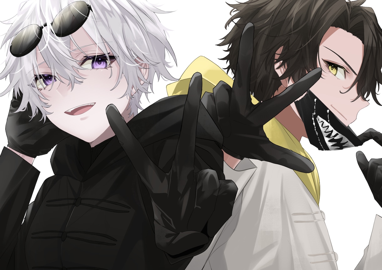 用途別のイラスト描きます カッコかわいいケモ耳男の子！(サンプル) イメージ5
