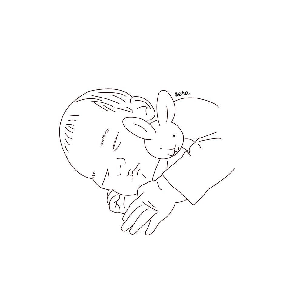 シンプルおしゃれな線画で似顔絵描きます 人物やペットの似顔絵　アイコンやプレゼントにもおすすめ♪ イメージ3