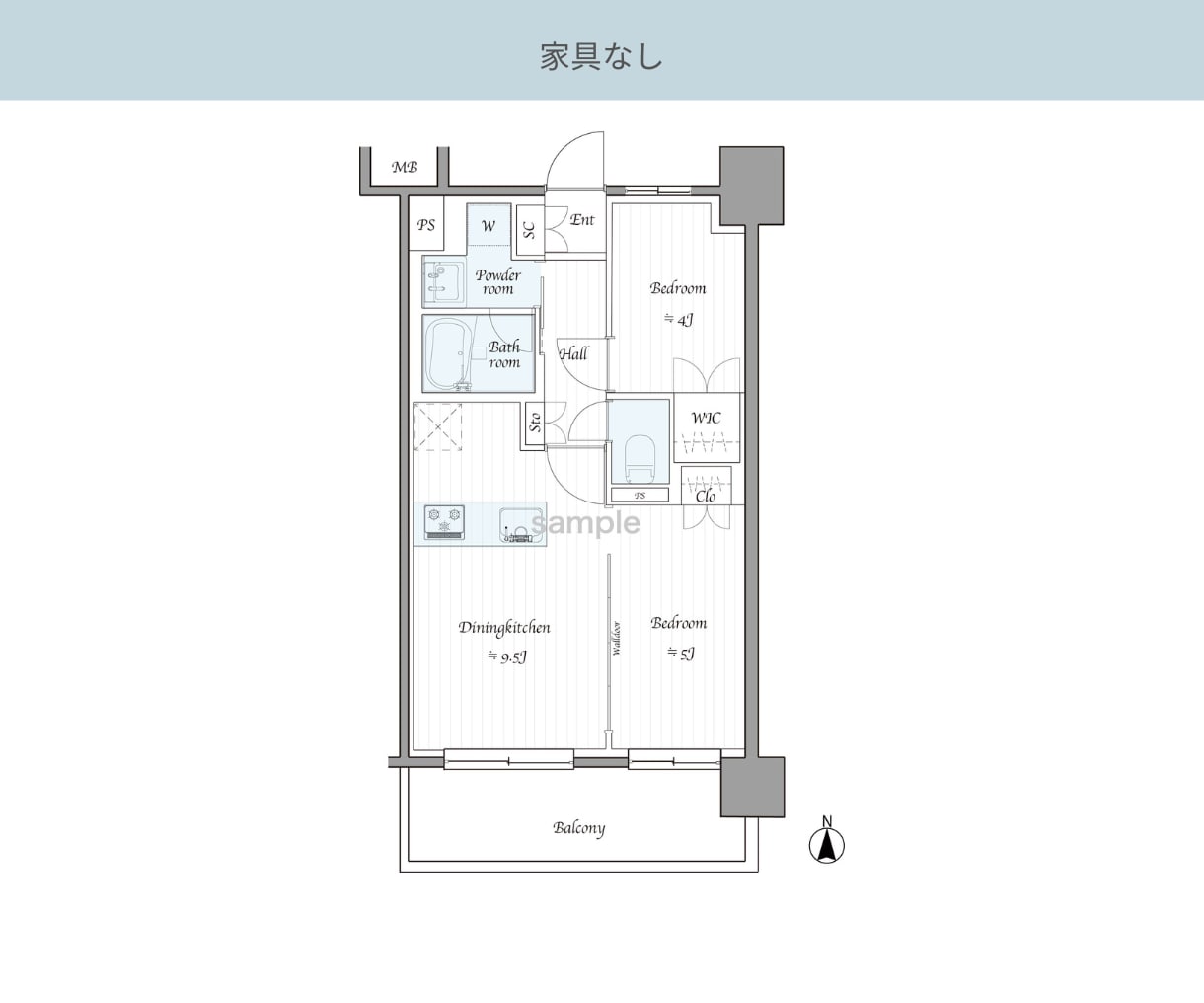 不動産広告用のマンション間取り図を作成します インテリアデザイナーが綺麗にトレースします イメージ3