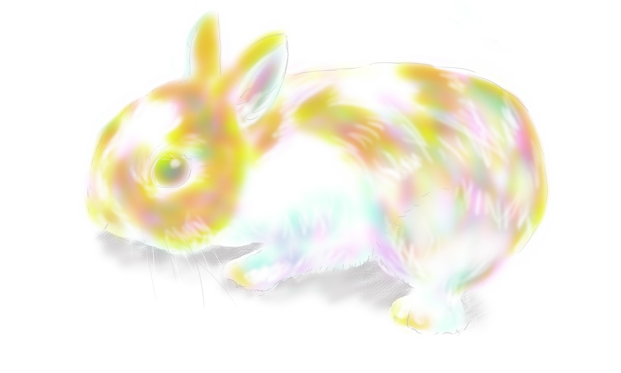 ペット・動物を三原色カラーで描きます 三原色ならではの、素朴で鮮やかなふわっとした発色です。 イメージ4