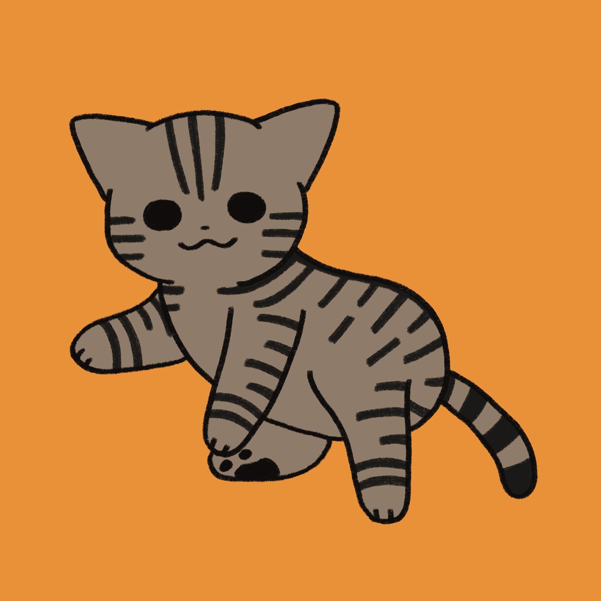 ほんわか猫のイラストを描きます SNSアイコンにオススメ！ほんわか猫のイラストを描きます イメージ5