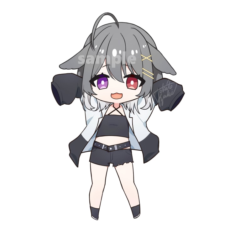 かわいいミニキャラ（SD）描きます Vtuber活動やオリジナルグッズ制作にいかがでしょうか！ イメージ4