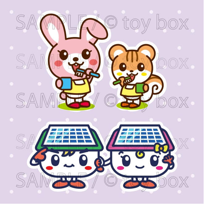 商用可☆ゆるかわポップなキャラクター作成致します マスコットキャラクターならおまかせ！！ イメージ5