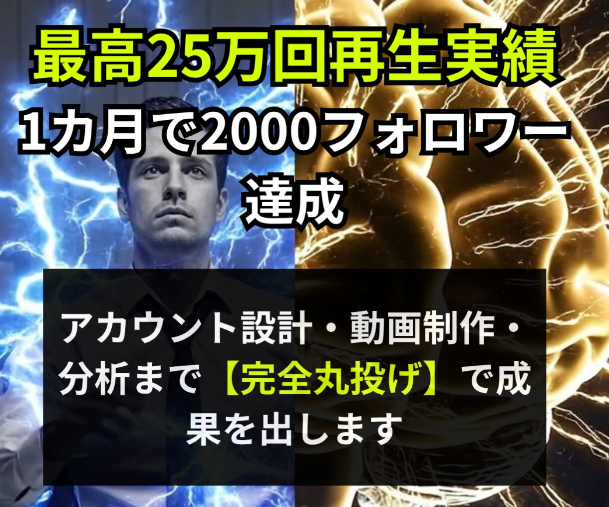 1ヶ月で2000人達成した私がインスタ運用代行ます 最新AI映像を駆使して唯一無二のアカウントへ イメージ1