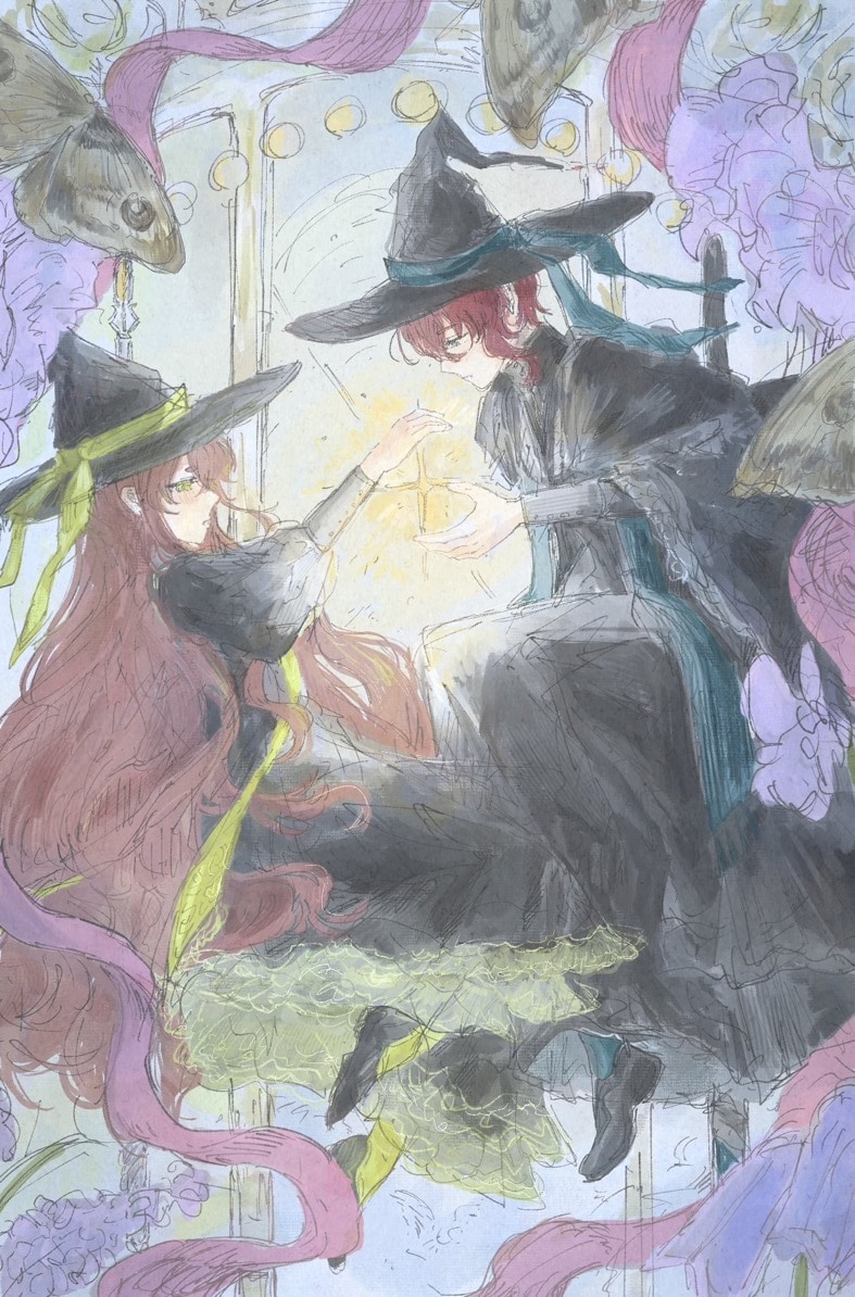 やわらかく幻想的な雰囲気のあるイラストを描きます タッチの残る塗り･モチーフで世界観を表現するのが得意です！ イメージ10