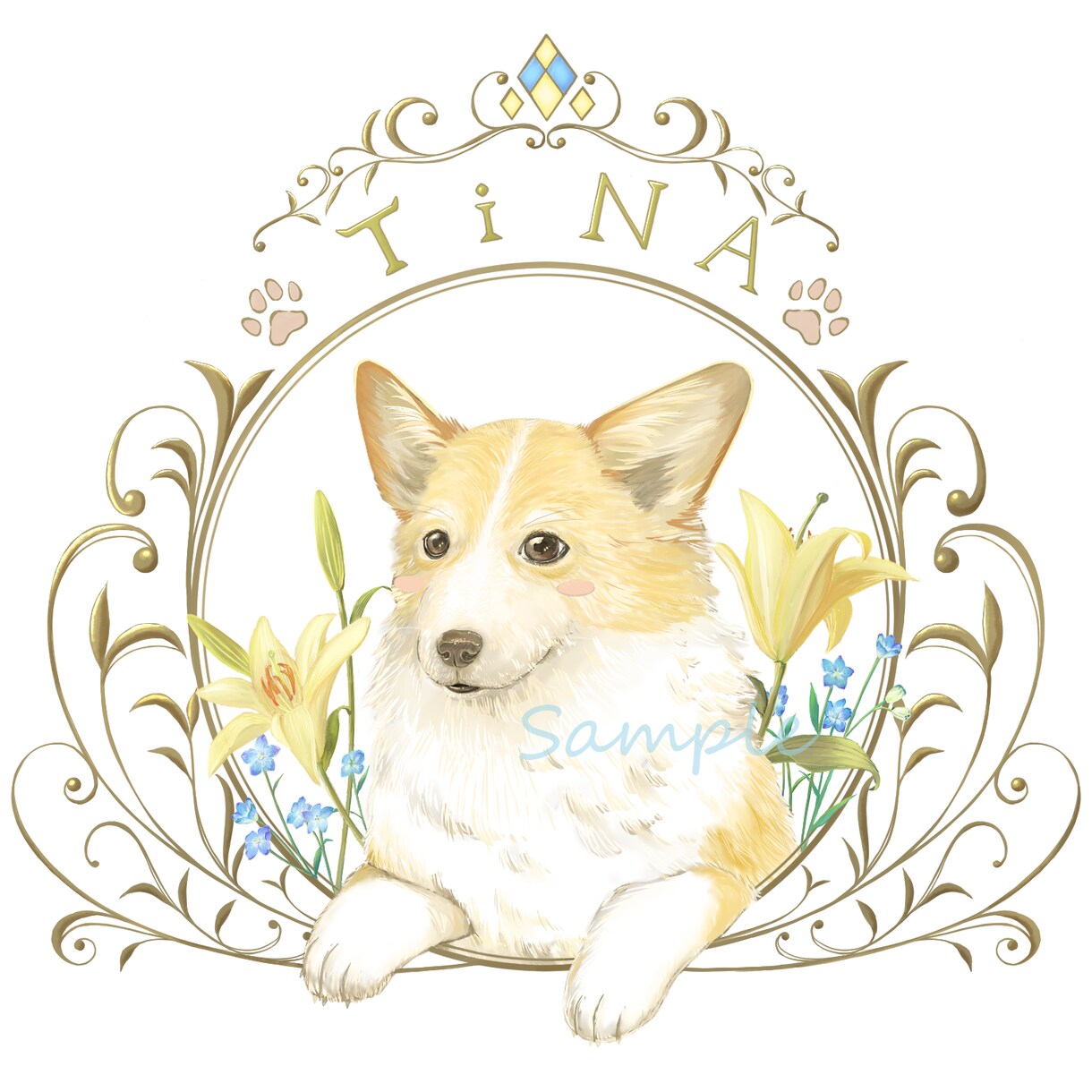 動物のイラストお描きします もふもふなご家族をお家に飾りませんか イメージ3