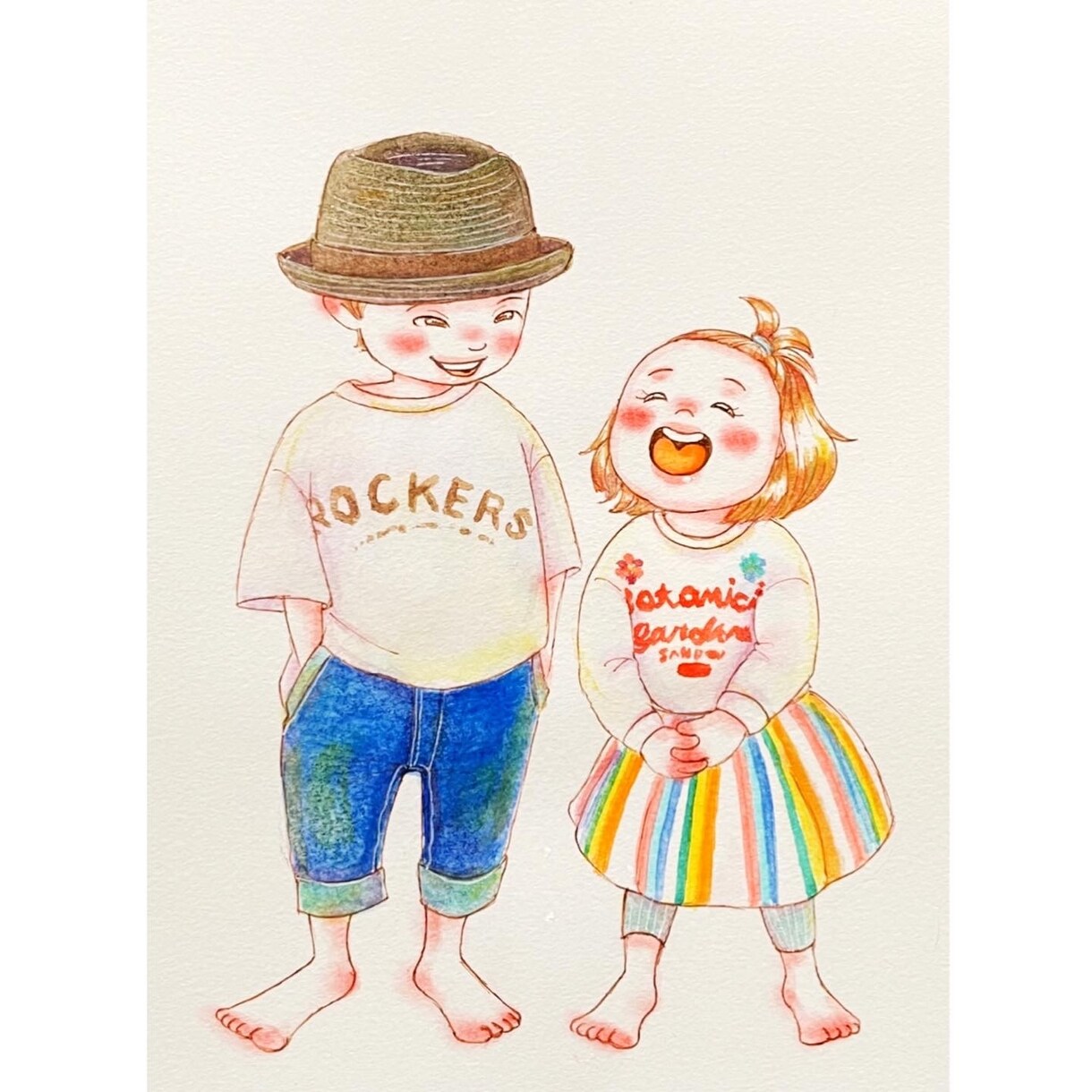 かわいい♡ミニキャラ風イラストお描きします 笑顔を届ける贈り物、想い出のインテリアにぴったりです✾ イメージ3