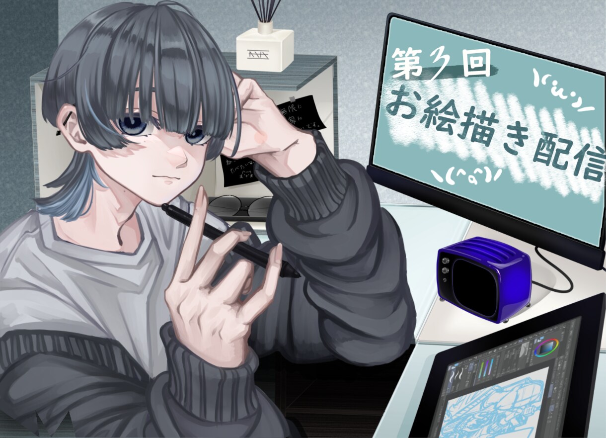 イラスト全般！即日納品可能◎なんでも承ります 初めてでお悩みの方にも優しく説明、理想のイラストをお届け！ イメージ7