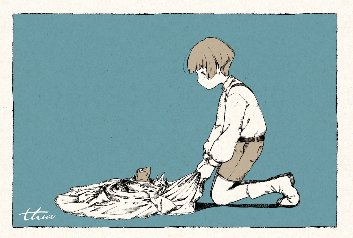 絵本のような世界観のイラストを制作します まるで物語の1ページのような1枚を イメージ3