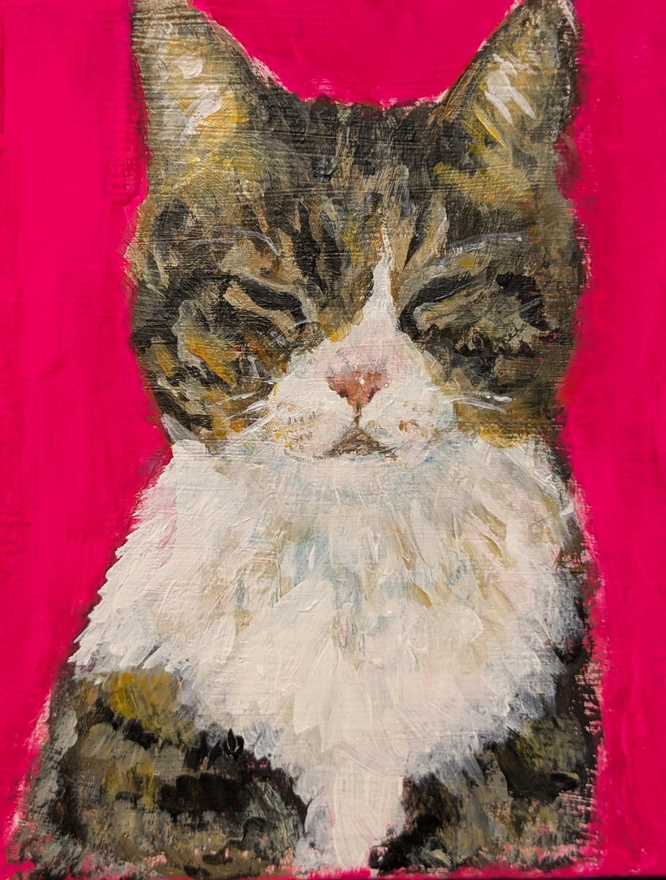 画像納品！写真を元に大切なペットの似顔絵を描きます 複数回展示・入選歴あり！手描きの似顔絵が欲しい方へ イメージ1