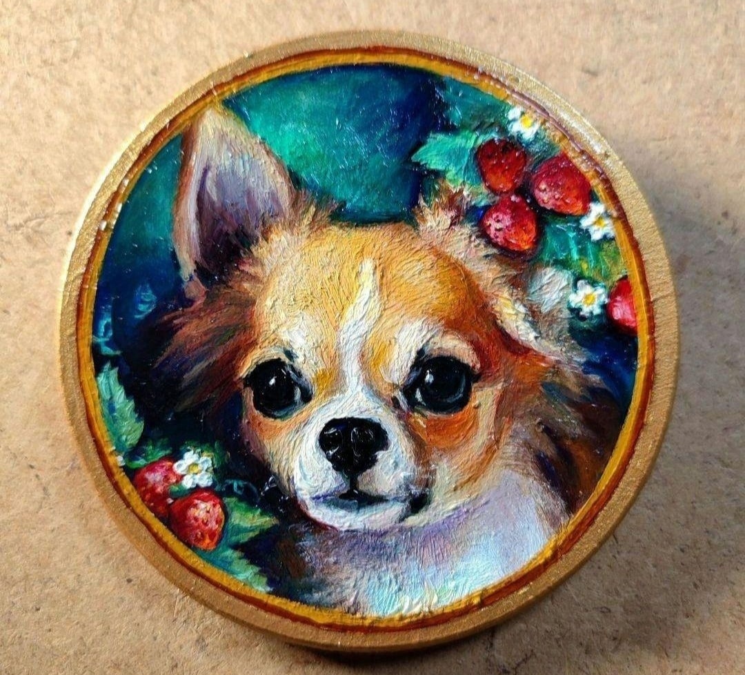 本格的なペットの似顔絵を油絵で描きます イタリアで油絵技法を学んだ画家がお描きします！ イメージ7