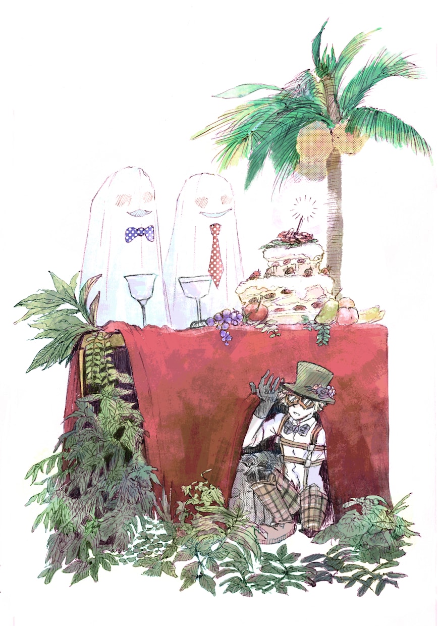 ちょっと細かくてラフなタッチのイラストを描きます タッチはラフで、ちょっと描きこみが細かい絵です イメージ2