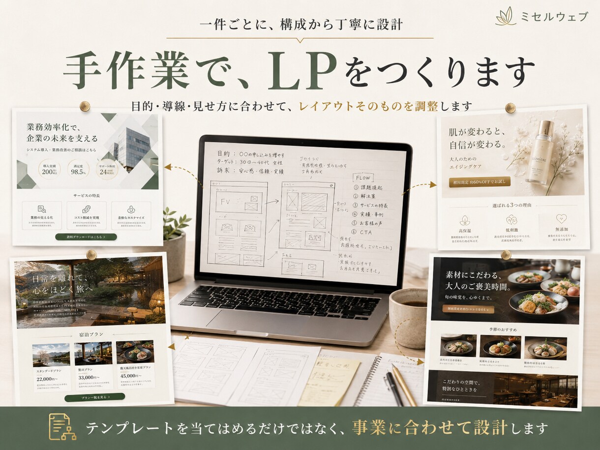 売上につながるLPを制作します クラファンで約1,000万円の支援を集めた経験をもとに作成 イメージ5
