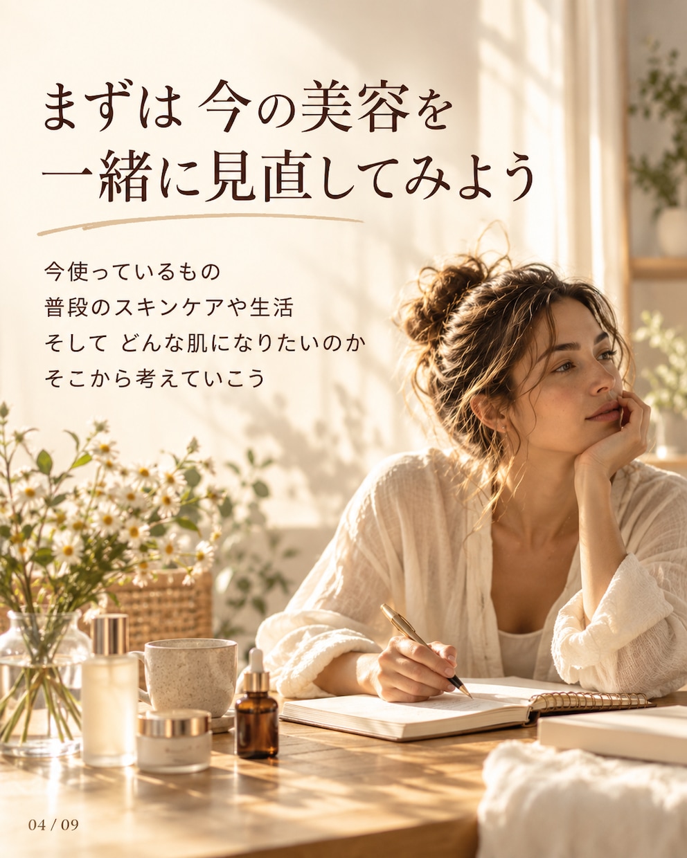 あなたに必要なスキンケアを一緒に見つけます もうスキンケア選びで迷わない 30日間の個別サポート イメージ3
