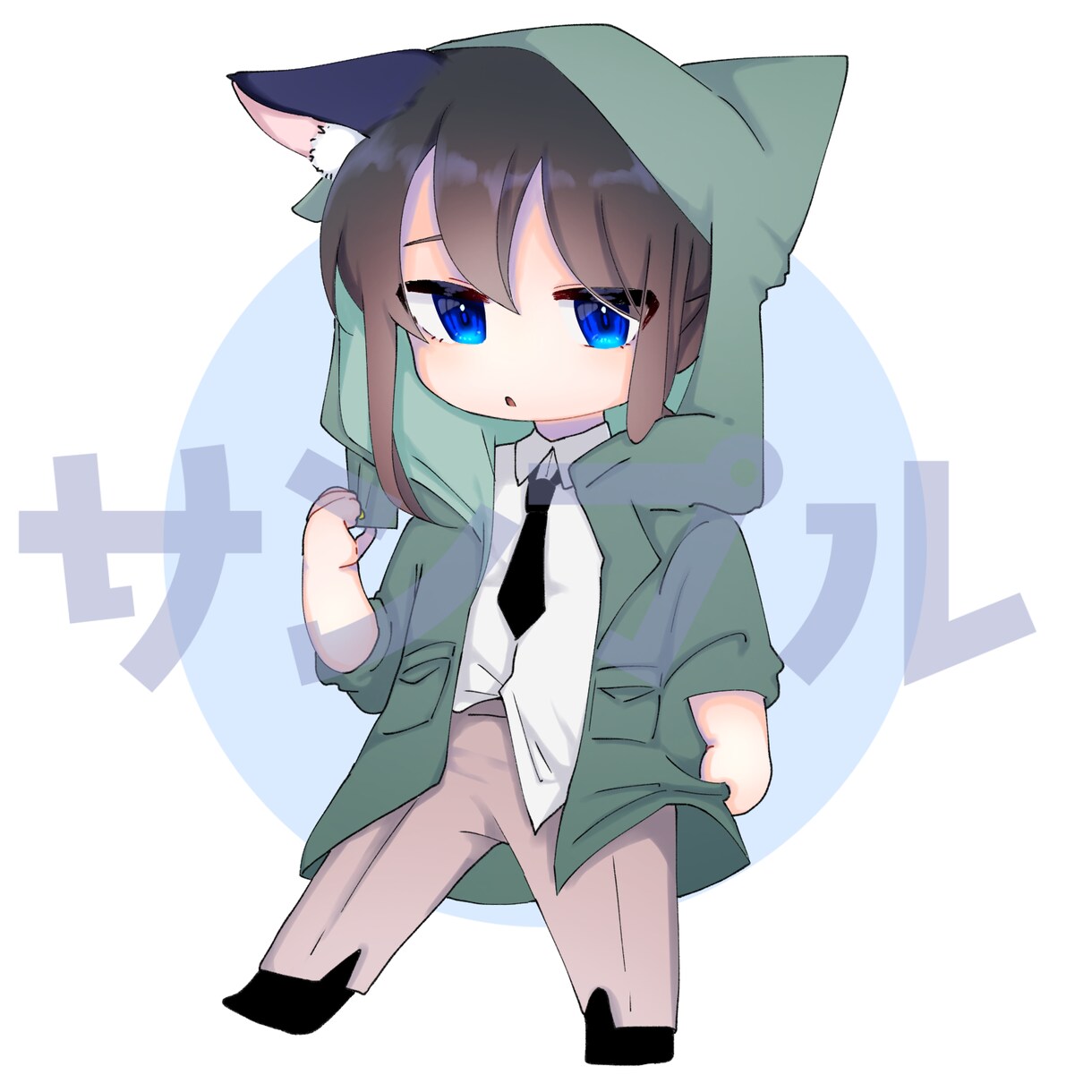 可愛いSNS用のアイコンを描きます キャッチーで可愛いデフォルメイラストが得意です！ イメージ1