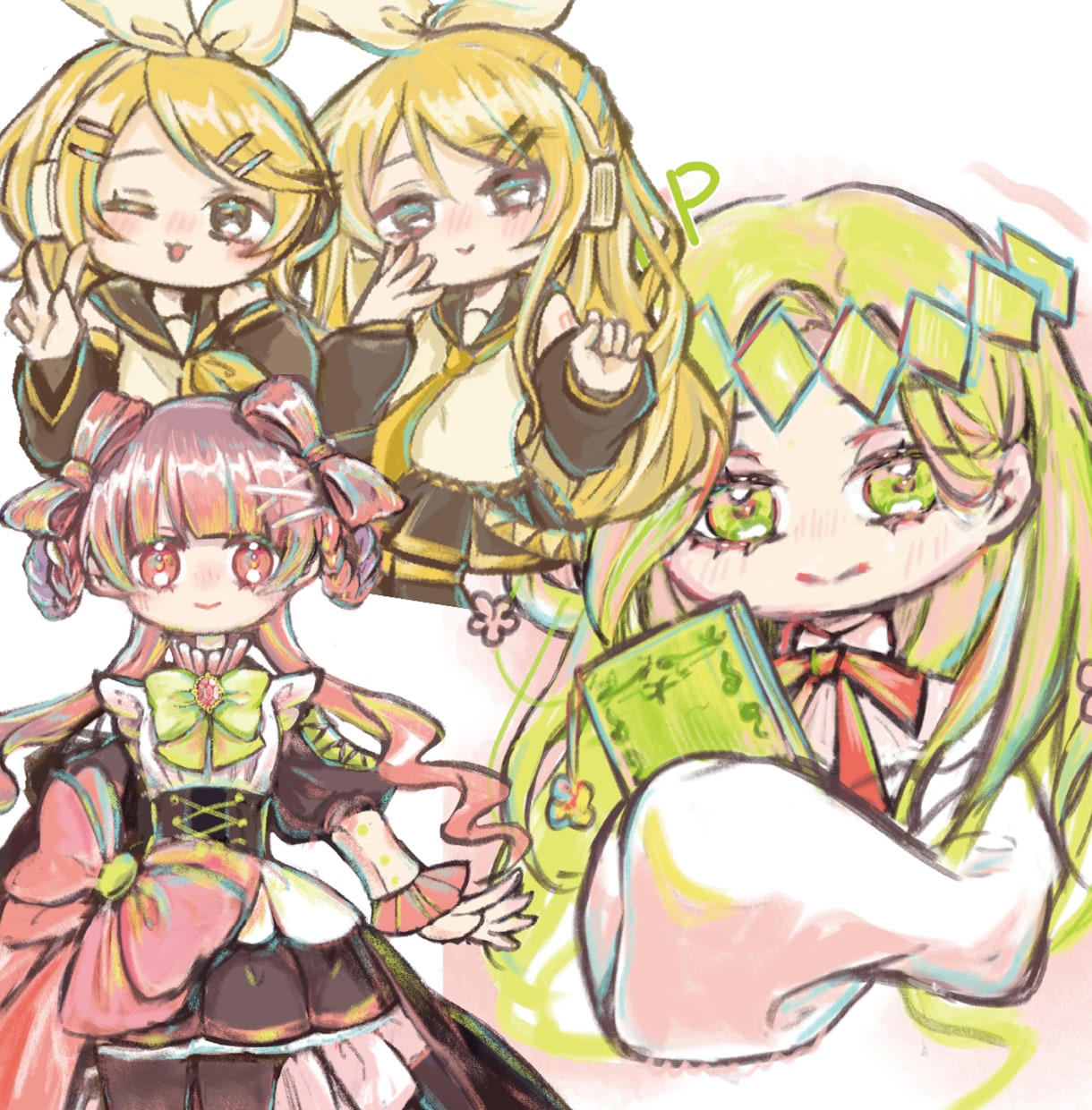 可愛いミニキャラ描きます 配信、歌ってみた、アイコン、グッズにも！ イメージ2