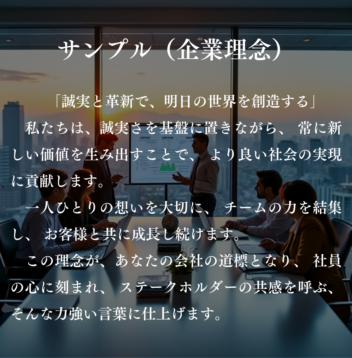 想いを言葉に。そして言葉を奇跡の種にします 企業理念・コンセプト・HP・LPなど、あらゆる文章に対応 イメージ7