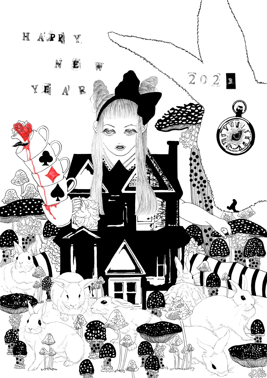 A4サイズ以内のイラスト描きます ロック、和風、ゴシック風のイラストを探してる方にお勧め イメージ3