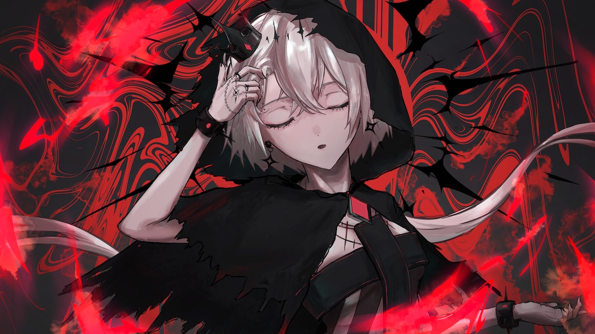 音楽を絵にします ダーク系やクール系のイラストが得意分野です。 イメージ4