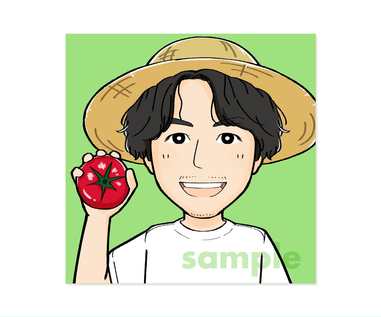 シンプルすぎず可愛い♪優しい好印象似顔絵描きます デフォルメ☆SNSやブログのアイコンお名刺に◎プレゼントにも イメージ6