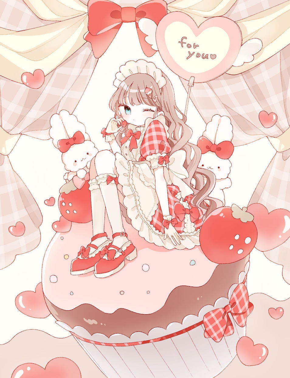 キュートな女の子描きます アイコンから一枚絵まで用途に合わせて描きます イメージ1