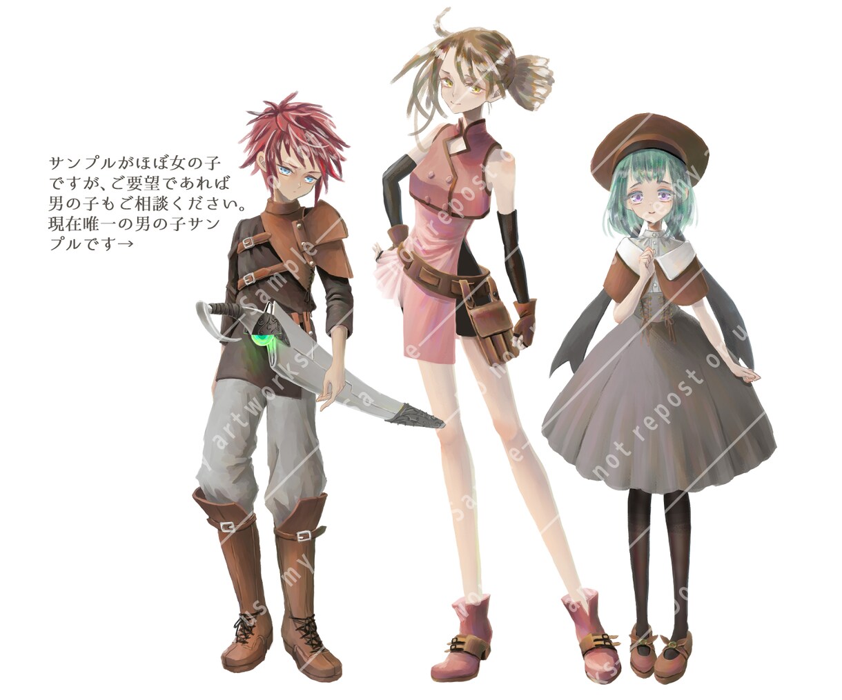 人物イラスト全般お描きします 絵本、表紙、挿絵、立ち絵、一枚絵、アイコン、ヘッダーなど イメージ8