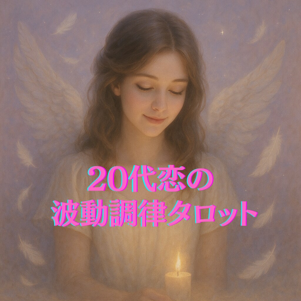 20代恋の不安を波動調律タロットで整えます 出会いと未来を引き寄せる恋の波動鑑定 イメージ1