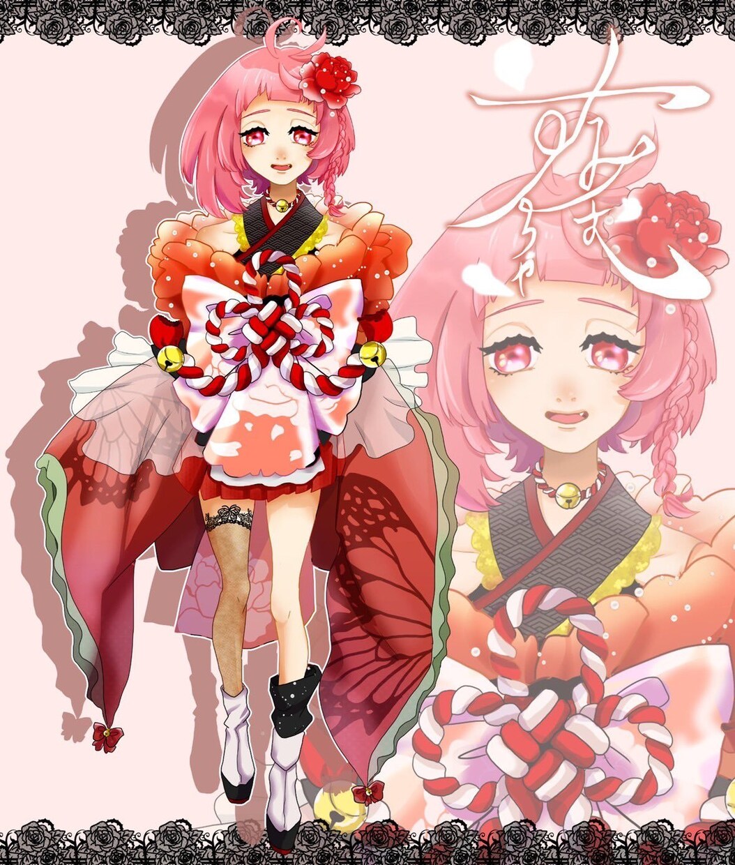 配信アプリ内で使える立ち絵やイラストを制作します あなたの想像するイメージをしっかり形付いたします！ イメージ1
