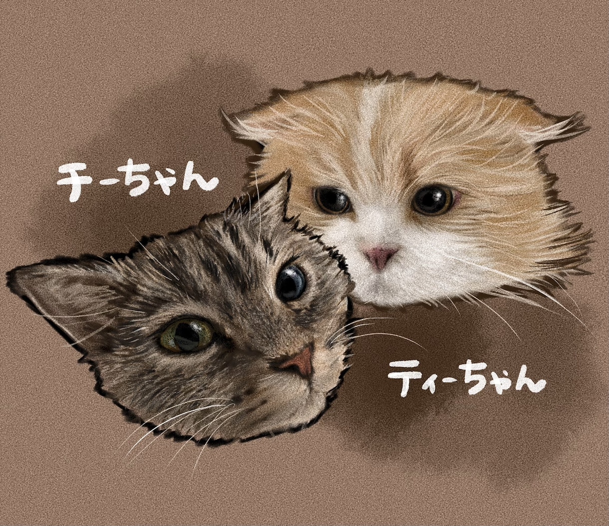 特典★メイキング動画無料！ペットイラスト作成します アイコン、待ち受け、プレゼント等ご自由にお使いください！ イメージ4