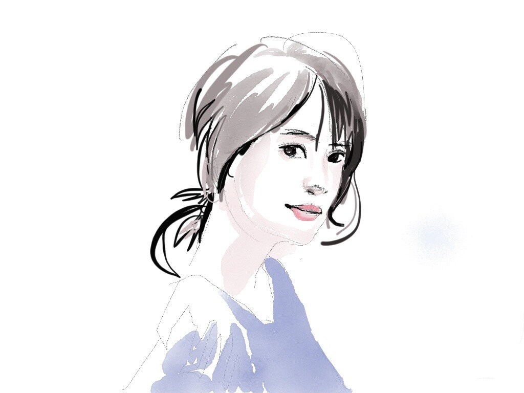 筆タッチのシンプルな似顔絵、アイコンを描きます 。スタイリッシュなセンスある、おしゃれイラストタッチで。 イメージ5