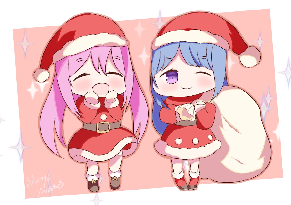 可愛らしいミニキャラ描きます アイコンに使えるのはもちろん　普段鑑賞もできるよ！ イメージ1