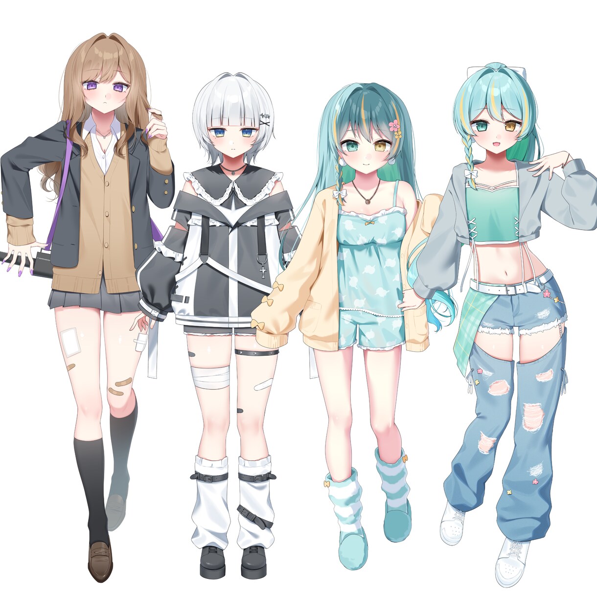 パーツ分け立ち絵制作します 企業実績あり！高クオリティアバターでデビューさせます！！ イメージ5