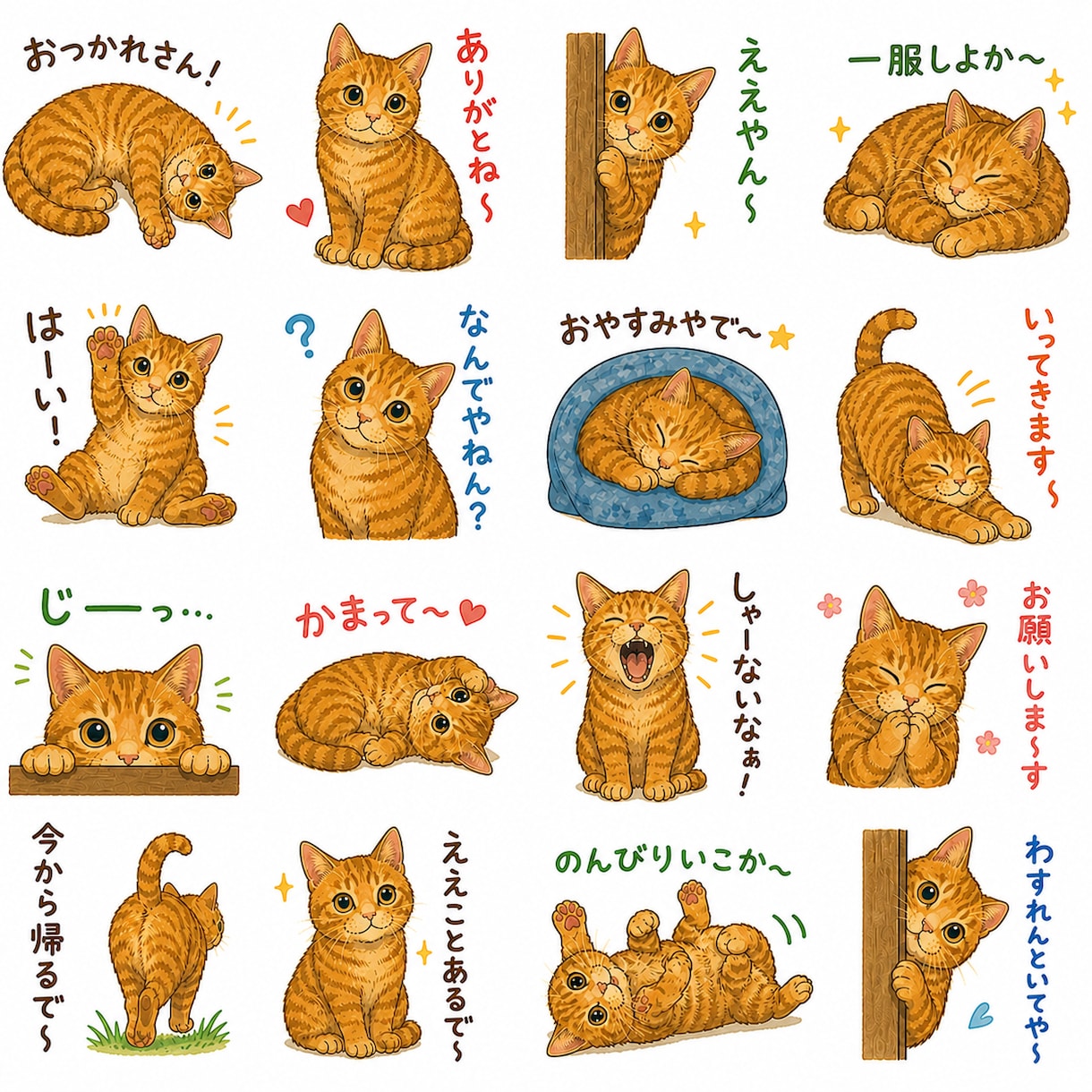 写真からゆるかわLINEスタンプ用イラスト作ります うちの子がかわいいスタンプに大変身♪ イメージ2